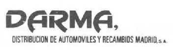 Imagen de DARMA, DISTRIBUCION DE AUTOMOVILES Y RECAMBIOS MADRID, S.A
