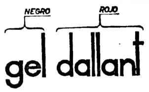 Imagen de GEL DALLANT