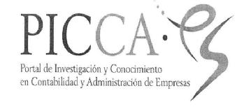 Imagen de PICCA.ES PORTAL DE INVESTIGACION Y CONOCIMIENTO EN CONTABILIDAD Y ADMINISTRACION DE EMPRESAS