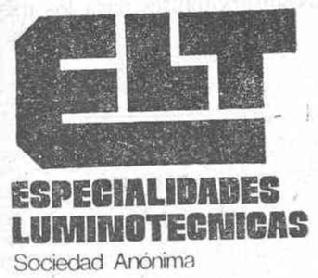 Imagen de E L T ESPECIALIDADES LUMINOTECNICAS SOCIEDAD ANONIMA
