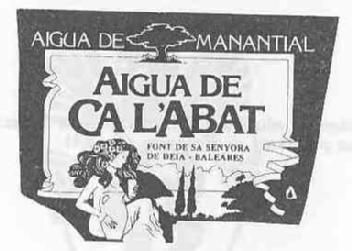 Imagen de AIGUA DE CAL\'ABAT