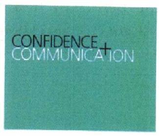Imagen de CONFIDENCE + COMMUNICATION