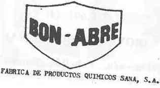 Imagen de BOM-ABRE, FABRICA DE PRODUCTOS QUIMICOS SANA, S.A