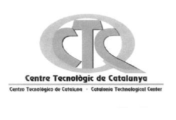 Imagen de CTC CENTRE TECNOLOGIC DE CATALUNYA CENTRO TECNOLOGICO DE CATALUÑA - CATALONIA TECHNOLOGICAL CENTER