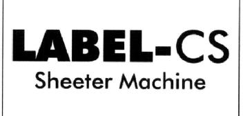 Imagen de LABEL-CS SHEETER MACHINE