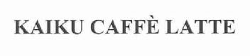 Imagen de KAIKU CAFFE LATTE