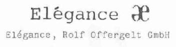 Imagen de ELEGANCE EE ELEGANCE, ROLF OFFERGELT GMBH