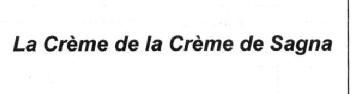 Imagen de LA CREME DE LA CREME DE SAGNA