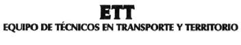 Imagen de ETT EQUIPO DE TECNICOS EN TRANSPORTE Y TERRITORIO