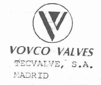Imagen de V VOVCO VALVES