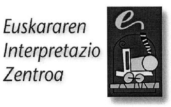 Imagen de EUSKARAREN INTERPRETAZIO ZENTROA