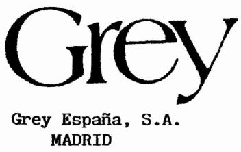 Imagen de GREY GREY ESPAÑA,S.A. MADRID