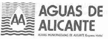 Imagen de AA AGUAS DE ALICANTE AGUAS MUNICIPALIZADAS DE ALICANTE (EMPRESA MIXTA)