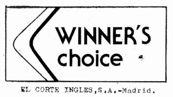 Imagen de WINNER'S CHOICE