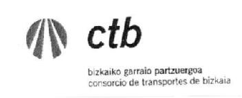 Imagen de CTB BIZKAIKO GARRAIO PARTZUERGOA CONSORCIO DE TRANSPORTES DE BIZKAIA