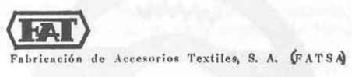 Imagen de FAT FABRICACION DE ACCESORIOS TEXTILES, S.A.(FATSA)