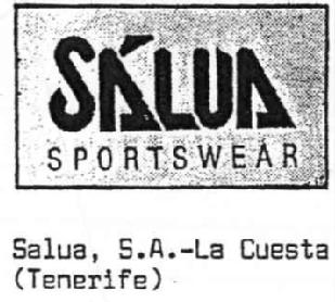 Imagen de SALUA SPORTSWEAR SALUA, S.A.-LA CUESTA (TENERIFE)