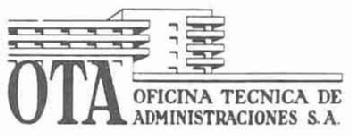 Imagen de OTA OFICINA TECNICA DE ADMINISTRACIONES S.A