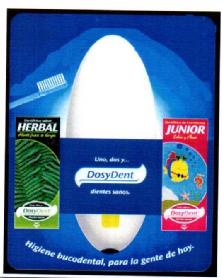 Imagen de UNO, DOS Y... DOSYDENT DIENTES SANOS HIGIENE BUCODENTAL, PARA LA GENTE DE HOY HERBAL JUNIOR