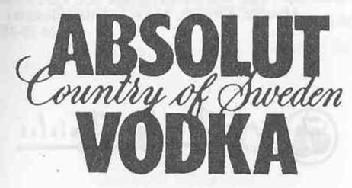Imagen de ABSOLUT COUNTRY OF SWEDEN VODKA