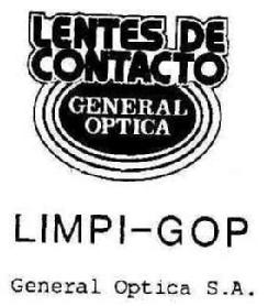 Imagen de LENTES DE CONTACTO GENERAL OPTICA LIMPI-GOP GENERAL OPTICA S.A