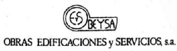 Imagen de EYSOBEYSA OBRAS EDIFICACIONES Y SERVICIOS, S.A