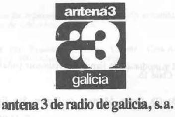 Imagen de ANTENA 3 A3 GALICIA ANTENA 3 DE RADIO DE GALICIA, S.A