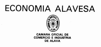 Imagen de ECONOMIA ALAVESA CAMARA OFICIAL DE COMERCIO E INDUSTRIA DE ALAVA CAMARA OFICIAL DE COMERCIO E INDUSTRIA DE ALAVA