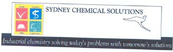 Imagen de VS SYDNEY CHEMICAL SOLUTIONS INDUSTRIAL CHEMISTRY SOLVING TODAY\'S PROBLEMS WITH TOMORROW\'S SOLUTIONS