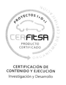 Imagen de PROYECTOS I+D+I CERFITSA PRODUCTO CERTIFICADO ORGANISMO DE CERTIFICACION CERTIFICACION DE CONTENIDO Y EJECUCION INVESTIGACION Y DESARROLLO