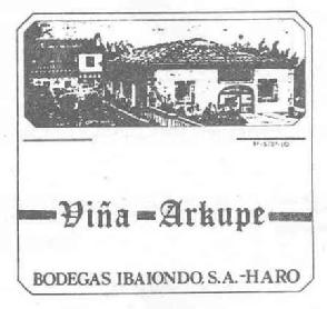 Imagen de VIÑA ARKUPE BODEGAS IBAIONDO, S.A.-HARO