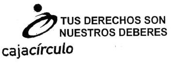 Imagen de TUS DERECHOS SON NUESTROS DEBERES CAJACIRCULO