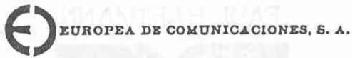Imagen de E C EUROPEA DE COMUNICACIONES, S.A