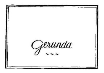 Imagen de GERUNDA