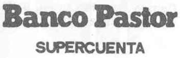 Imagen de BANCO PASTOR SUPERCUENTA