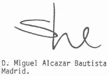 Imagen de SHE D. MIGUEL ALCAZAR BAUTISTA MADRID