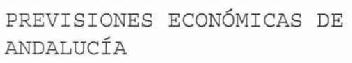 Imagen de PREVISIONES ECONOMICAS DE ANDALUCIA