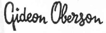 Imagen de GIDEON OBERSON
