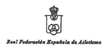 Imagen de REAL FEDERACION ESPAÑOLA DE ATLETISMO