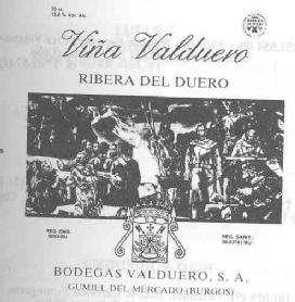 Imagen de VIÑA VALDUERO - RIBERA DEL DUERO