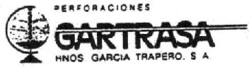 Imagen de PERFORACIONES GARTRASA HNOS GARCIA TRAPERO, S.A