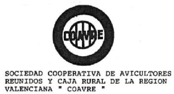 Imagen de COAVRE SOCIEDAD COOPERATIVA DE AVICULTORES REUNIDOS Y CAJA RURAL DE LA REGION VALENCIANA 