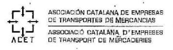 Imagen de ACET ASOCIACION CATALANA DE EMPRESAS DE TRANSPORTES DE MERCANCIAS ASSOCIACIO CATALANA D\'EMPRESES DE TRANSPORT DE MERCADERIES