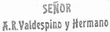 Imagen de SEÑOR A.R. VALDESPINO Y HERMANO