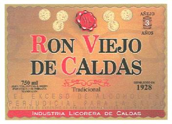 Imagen de RON VIEJO DE CALDAS INDUSTRIA LICORERA DE CALDAS