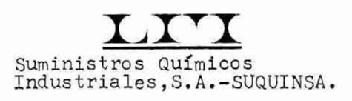 Imagen de L M SUMINISTROS QUIMICOS INDUSTRIALES,S.A.-SUQUINSA