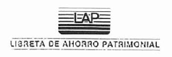 Imagen de LAP LIBRETA DE AHORRO PATRIMONIAL