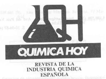 Imagen de QUIMICA HOY REVISTA DE LA INDUSTRIA QUIMICA ESPAÑOLA