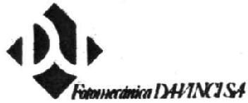 Imagen de DV FOTOMECANICA DAVINCI, S.A