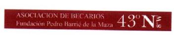 Imagen de ASOCIACION DE BECARIOS FUNDACION PEDRO BARRIE DE LA MAZA 43 N M 8